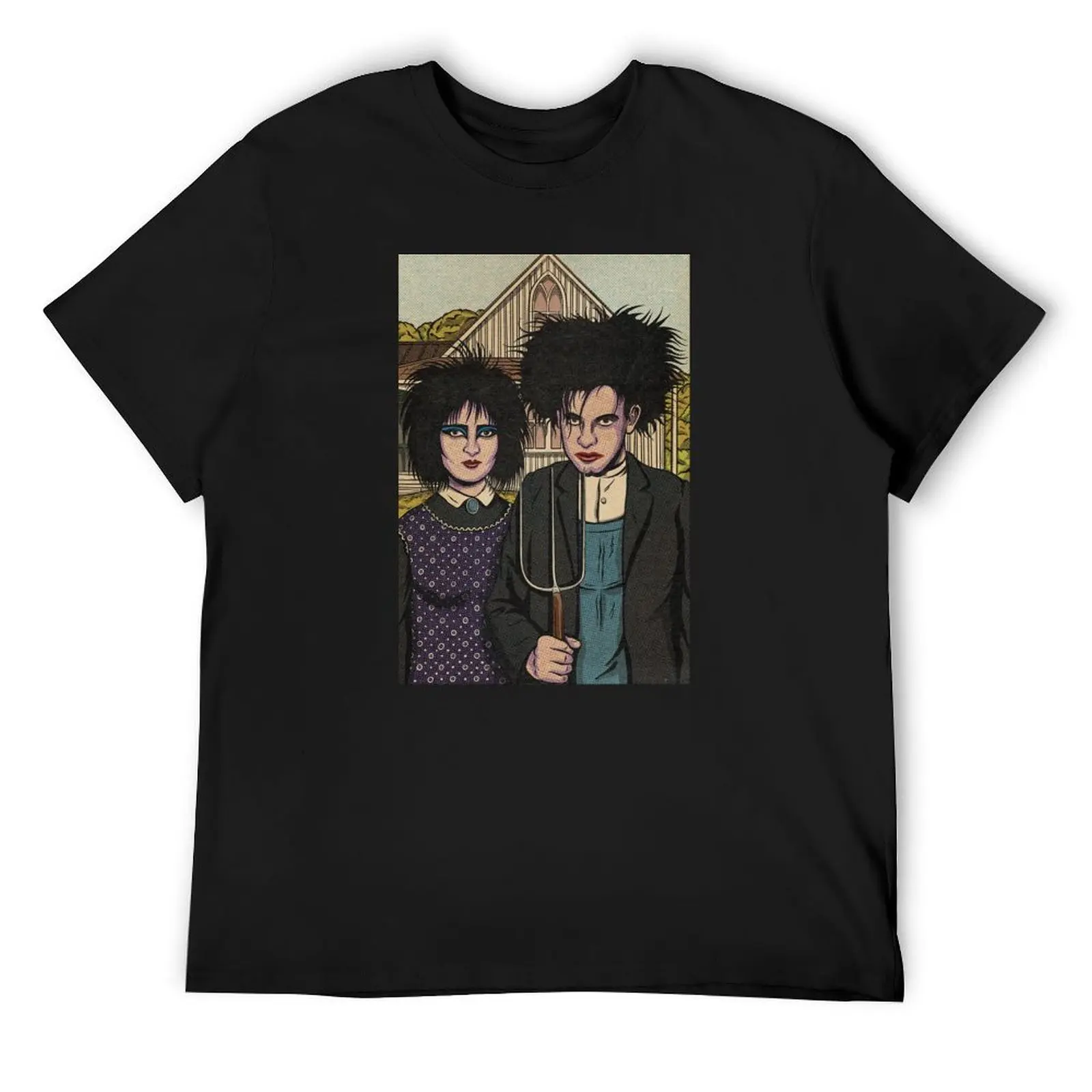 

English Gothic T-Shirt Aesthetic clothing man t shirt customs cotton t shirt men