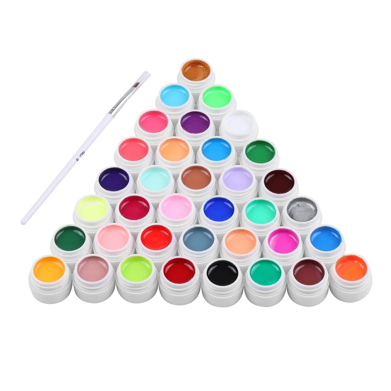 

36 Colors /Set Gel Polish Sets Uv&Led Gel With All Colors Pack Soak-off Gel Polish Led Curing Light R3MF