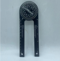Woodworking square cutting locator angle gauge, aluminum alloy plastic, new 360 ° horizontal angle gauge, measuring angle gauge