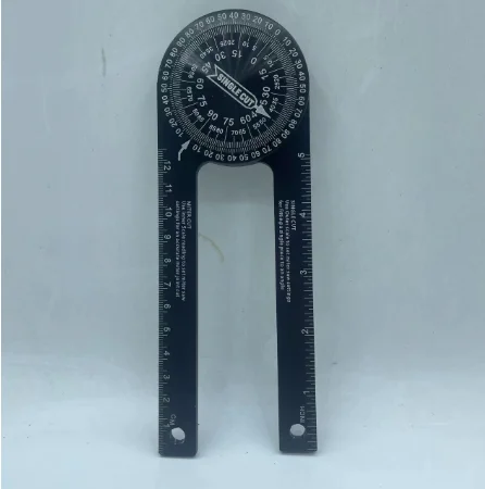 Woodworking square cutting locator angle gauge, aluminum alloy plastic, new 360 ° horizontal angle gauge, measuring angle gauge