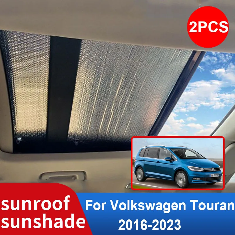 

Sunroof Sunshade for Volkswagen VW Touran 5T 2 2023-2016 2017 2018 2019 Car Accessorie Roof Sunscreen Heat Insulation Windscreen