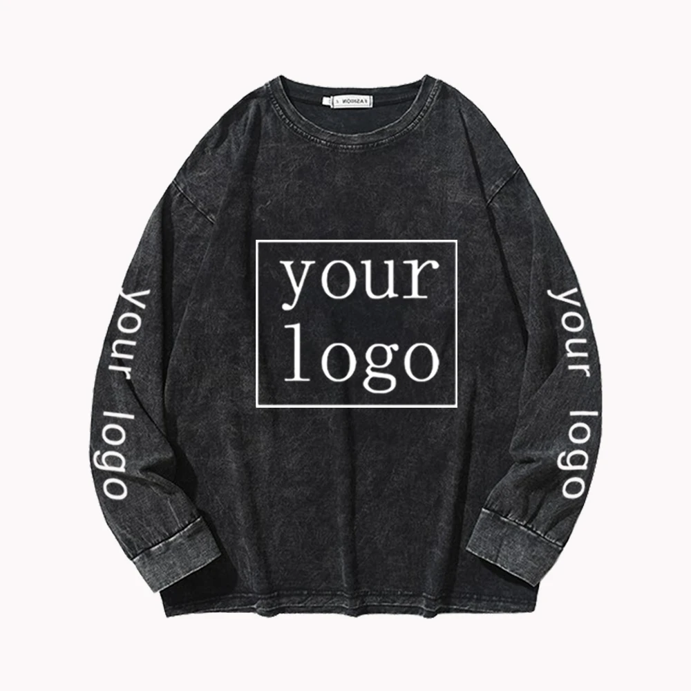 

Your OWN Design Printing Hoodies Crewneck Retro Men Women DIY Your Like Photo Or Logo Sweatshirts Fashion Custom Unisex Pullover