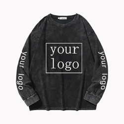 Your OWN Design Printing Hoodies Crewneck Retro Men Women DIY Your Like Photo Or Logo Sweatshirts Fashion Custom Unisex Pullover