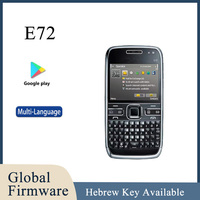 Unlocked E72 made in Finland Mobile Cell Phone GSM 2G 3G 5MP camera 240x320 Display Resolution support multi-language used phone