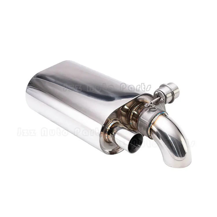 

Equipment Smart Library JZZ High Performance Universal Car Exhaust Valve Muffler 3''Inlet Double Outlets Valvetronic Exhaust Mu