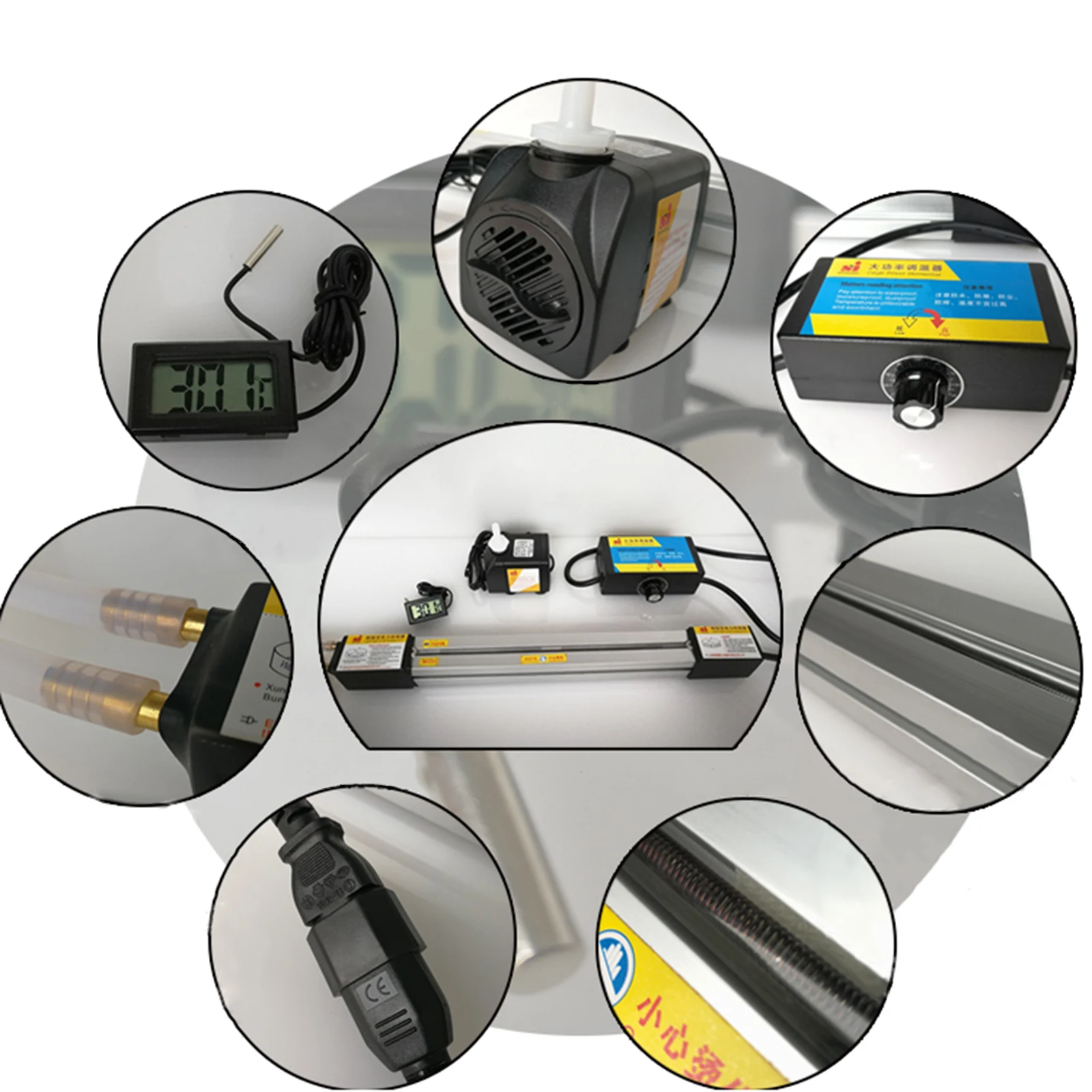 49 "بوصة 125 سنتيمتر 220 فولت الاكريليك البلاستيك PVC الانحناء آلة سخان التدفئة الساخنة بندر