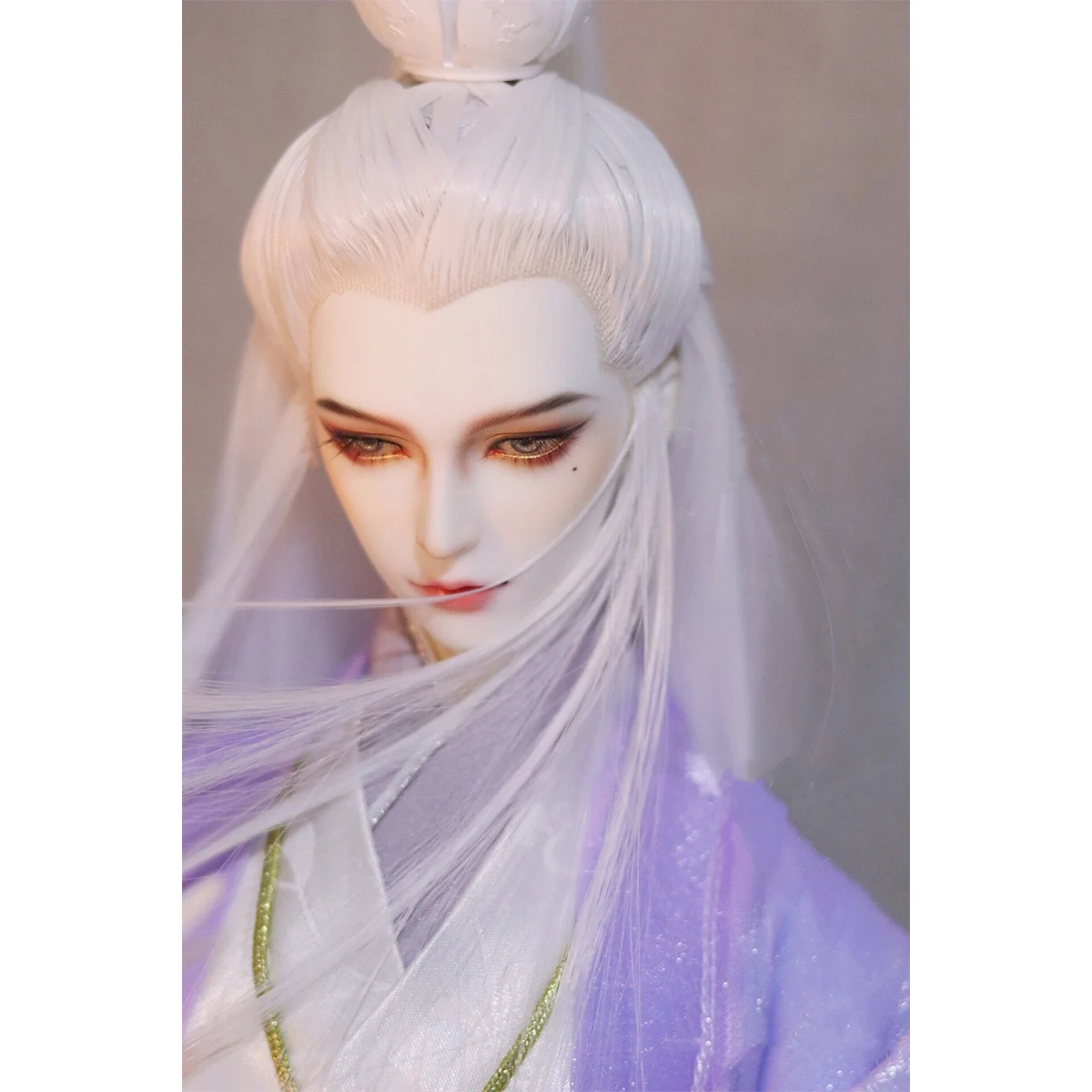 

1/3 BJD Wigs Ancient Costume Chinese Hanfu Retro Hairstyle Hair Samurai Wig For SD13 SSDF ID72 Uncle Doll Accessories A1519