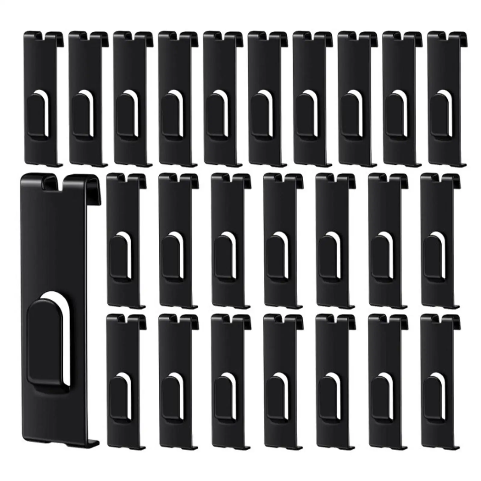 25x Utility Notch Hooks Gridwall Hooks Hangers for Center Grid Panel Painting