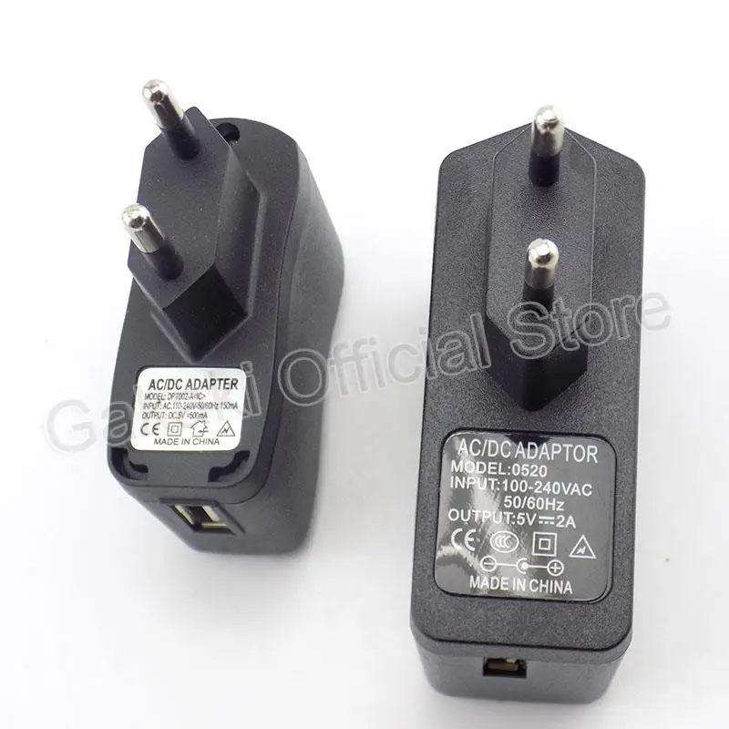 5V 0.5A 1A 2A 3A Micro USB Charger AC to DC Charging Universal USB Power Adapter Supply 100V-240V Output Phone Power Bank