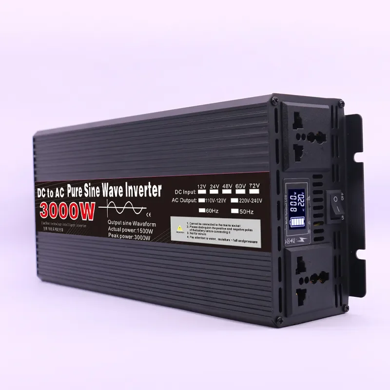 for high power pure sine wave inverter 12V 24V to 220V converter 3000W 4000W 5000W 6000W 8000W solar power system off grid