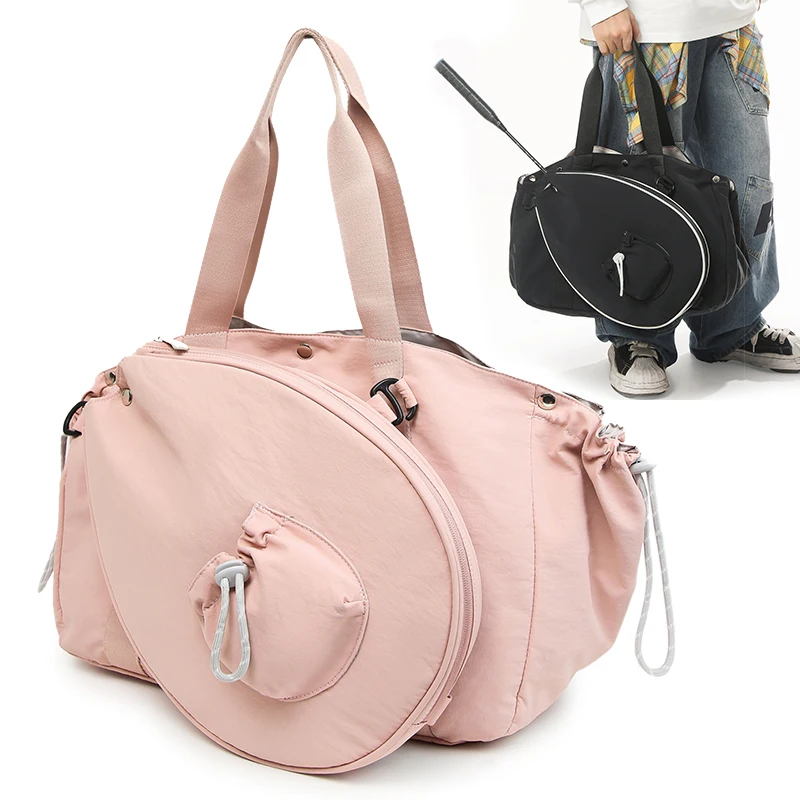

Badminton Tennis Racket Bag Fashionable Outdoor Professional Sports Racquet Shoulder Bag Large Beginners Racquet Cover Handbag