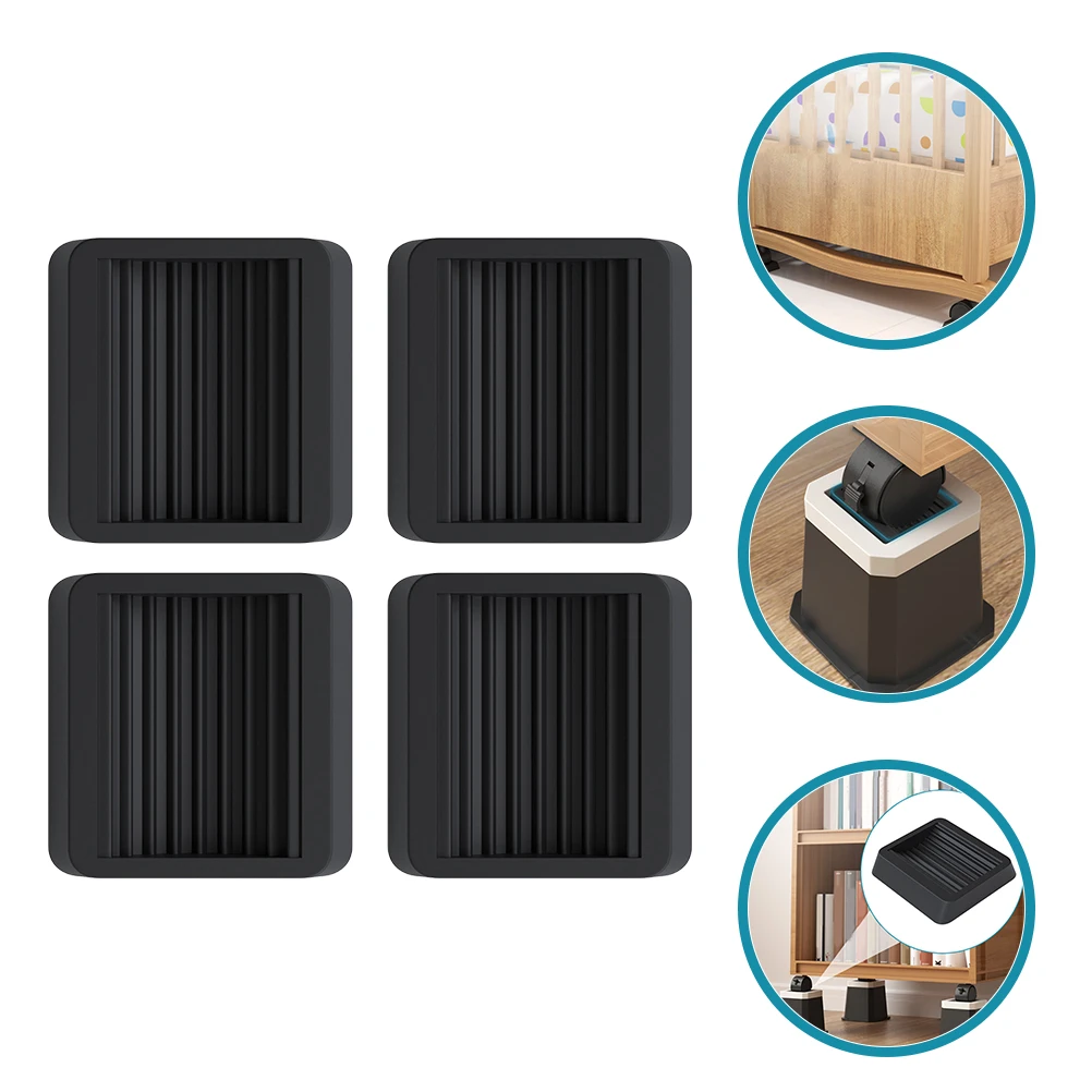 

Hardwood Floor Protector Non-slip Furniture Pads for Chairs Castor Wheel Guards Anti-slip Wash Machine Bed Stoppers Holders