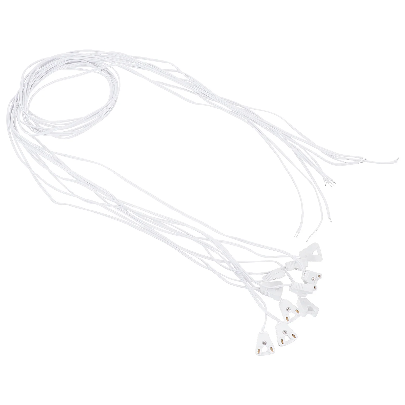 สายเชื่อมต่อหลอดไฟ LED 10 ชิ้น สายไฟ PVC ชุบดีบุกคุณภาพสูง สำหรับหลอดฟลูออเรสเซนต์ กล่องไฟ สายเปลี่ยนหลอดไฟ LED