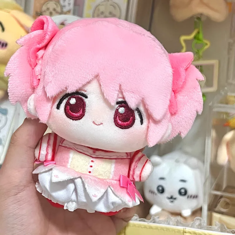 Puella Magi Madoka Magica Madoka & Homura llavero de felpa 10cm mochila de Anime encanto figura bonita colgante Madoka Magica Fans ​ Regalo