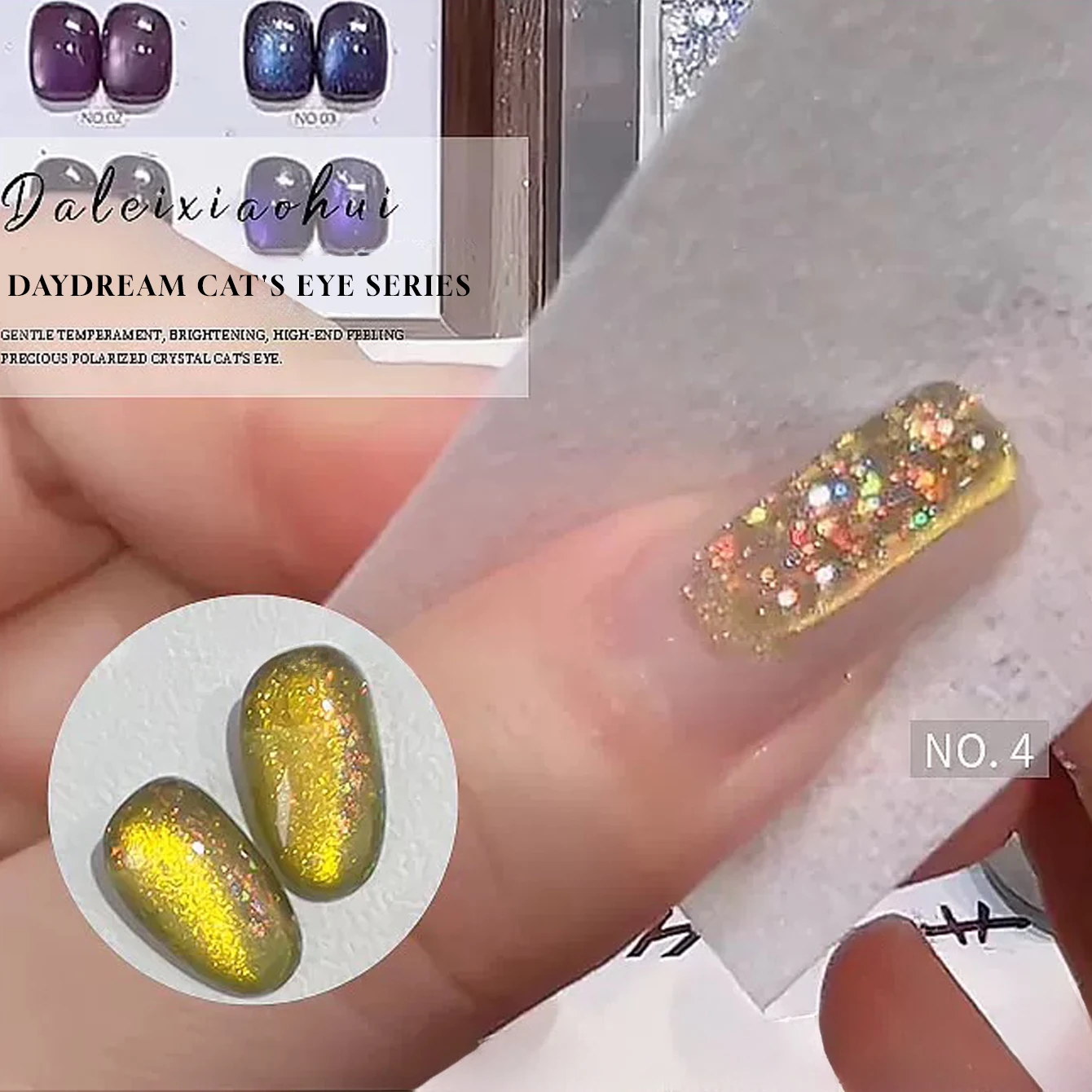 1-12 stks TC Romantische Glitter Roze Daydream Cat Eye Gel Nagellak Super Glanzende Aurora Fairy Crystal Cat Eye roze Nagelbenodigdheden