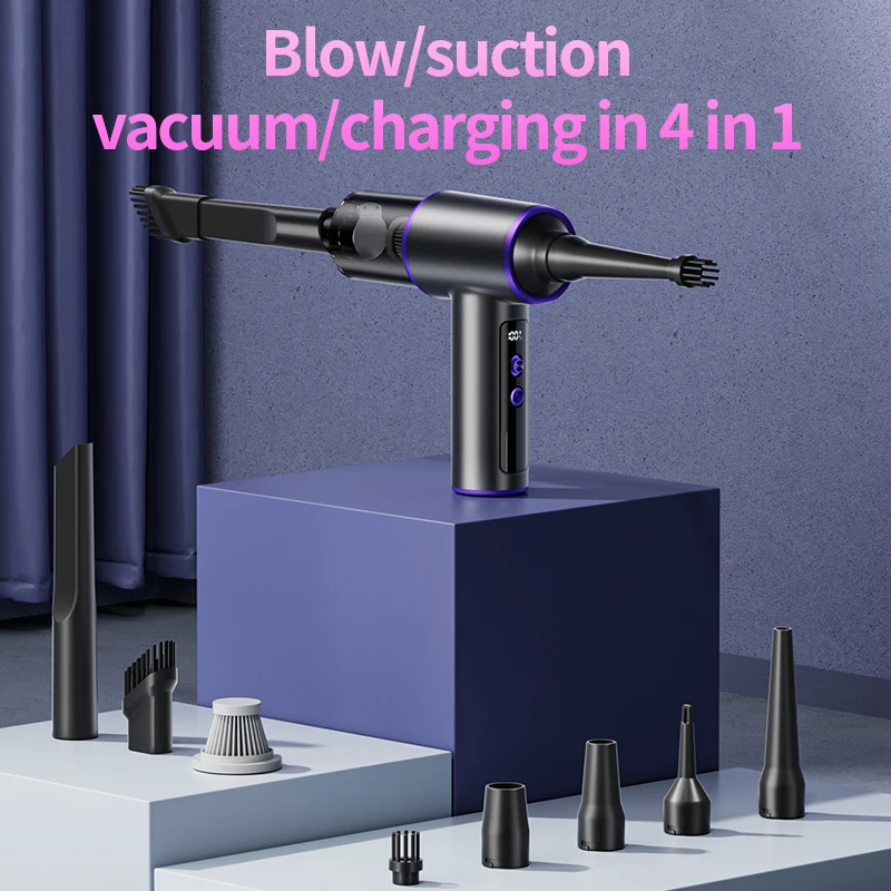 Brushless High-Suction Handheld Portable Home & Car Powerful Dust Removal Wireless Vacuum Cleaner for Cross-Border Use