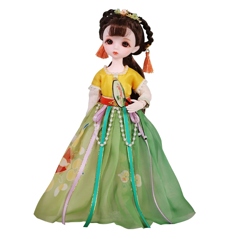 DBS DREAM FAIRY 중국 스타일 1/6 BJD 애니메이션 인형 기계 인테리어 바디 메이크업 헤어 눈 옷 신발 30cm 애니메이션