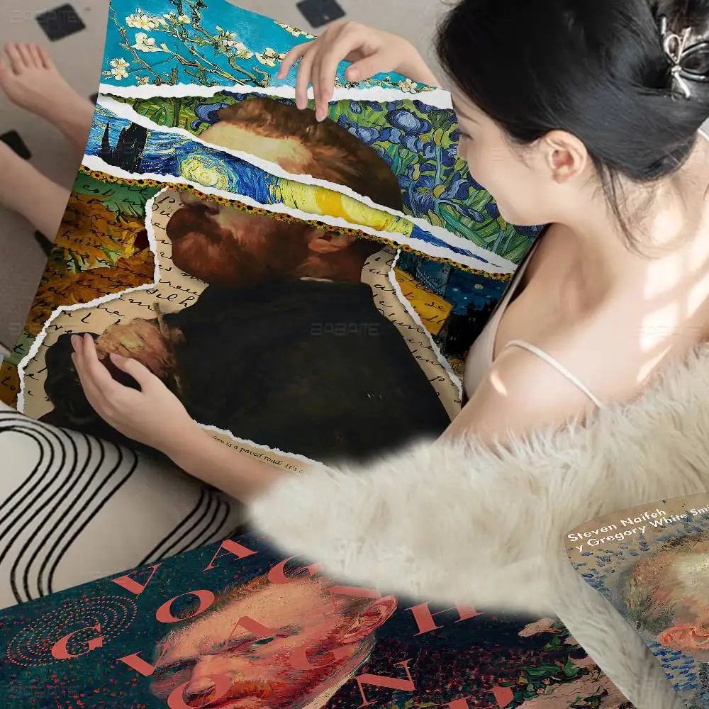 Van Gogh Classic Famous Pillow Gift Home Office Decoration Bedroom Sofa Car Cushion Cover case 45x45