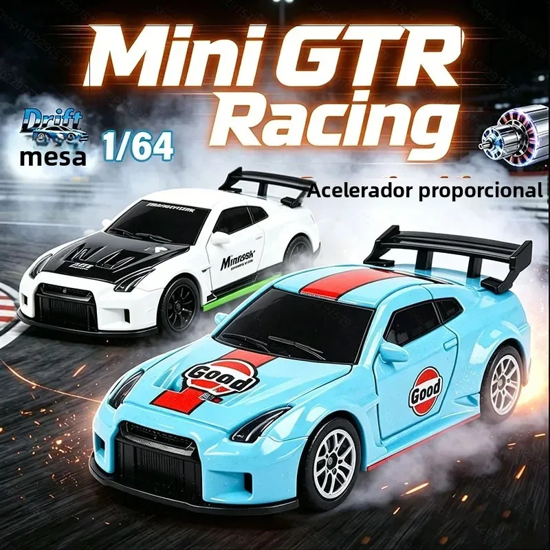 Coche RC 2026 1:64 de Aleación MINI con Control Remoto, Diseño Portátil, 60 Minutos de Autonomía y Función de Luz Nocturna, Juguete Ideal para Niños