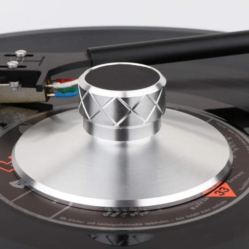 

Preffair Vinyl Record Player LP Stabilizer Special Disc Record Stabilizer Aviation Aluminum Magnesium Alloy