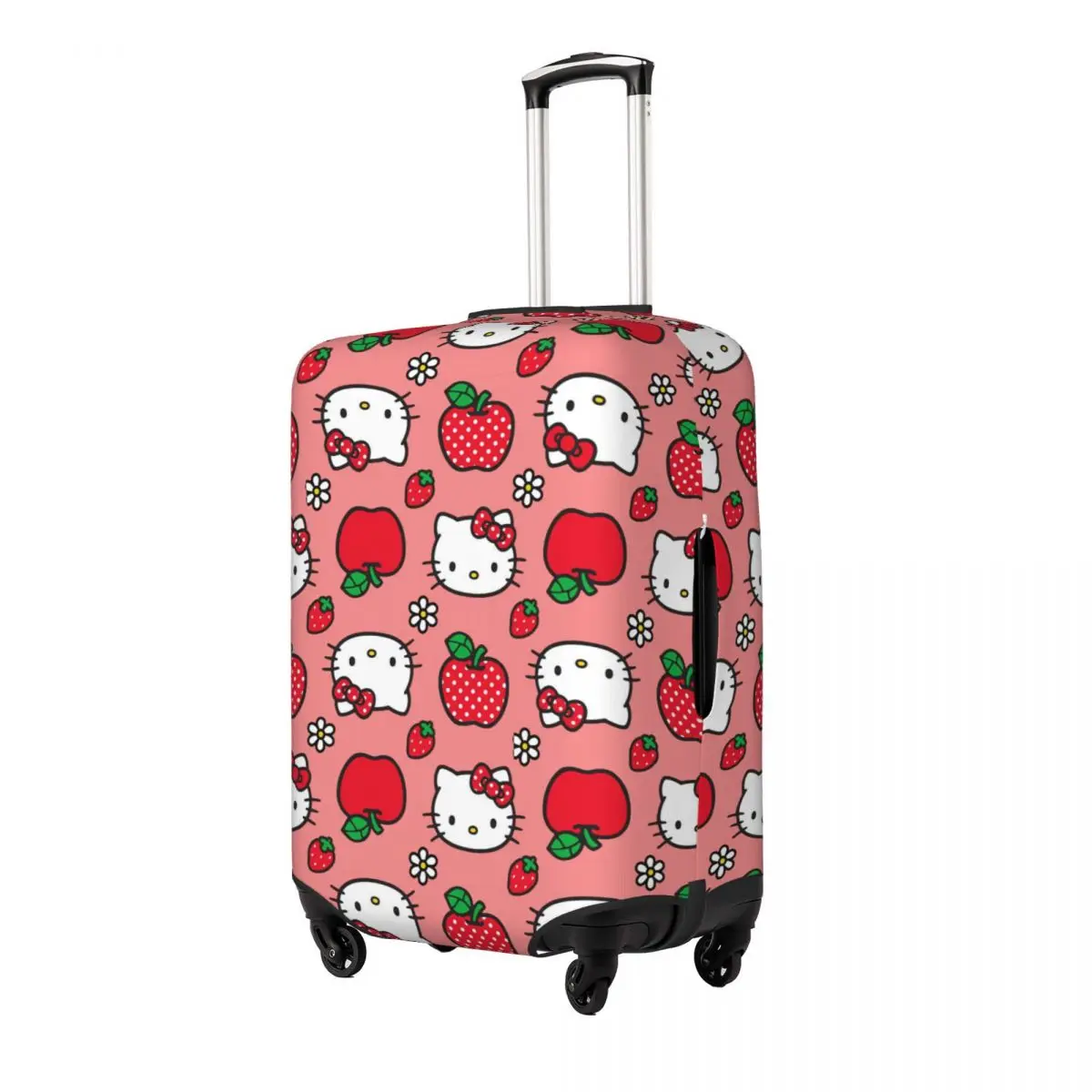 Sanrio Cute Hello Kitty Luggage Cover Fits 18-32 Inch Suitcases Sanrio Cartoon Elastic Suitcase Cover Protector Travel