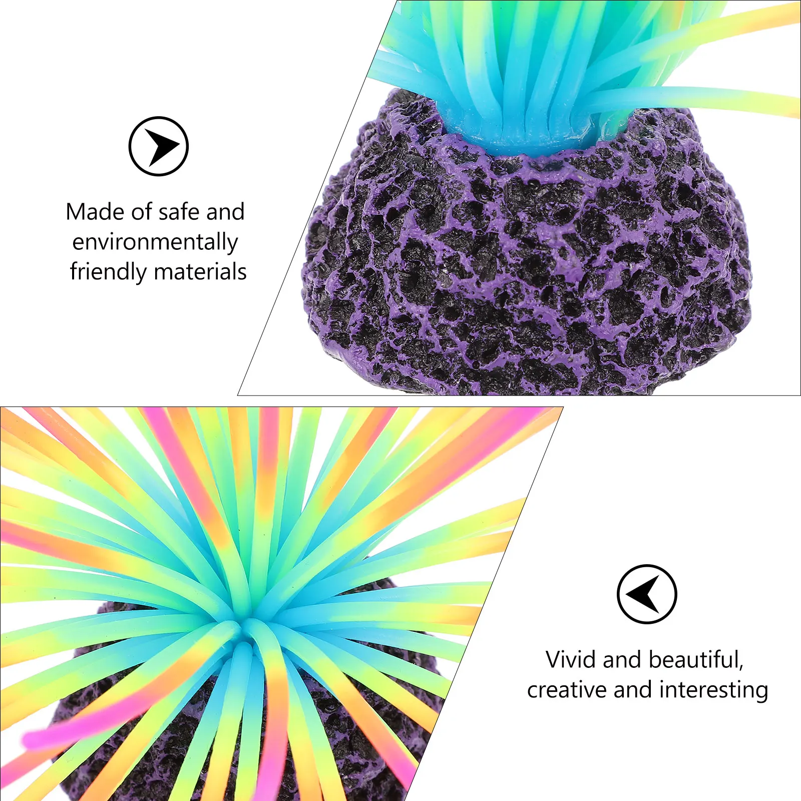 

1Pcs Simulated Sea Urchin Ball Premium Silicone Aquarium Decor for Fish Tank Landscaping Lifelike Artificial Ornament Home