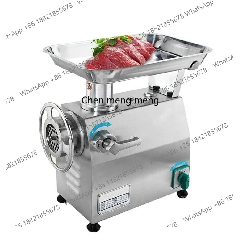 Kommerzieller Fleischmischer aus Edelstahl, multifunktionale Einlaufmaschine, leistungsstarker elektrischer mikrogefrorener Fleischwolf im Großhandel
