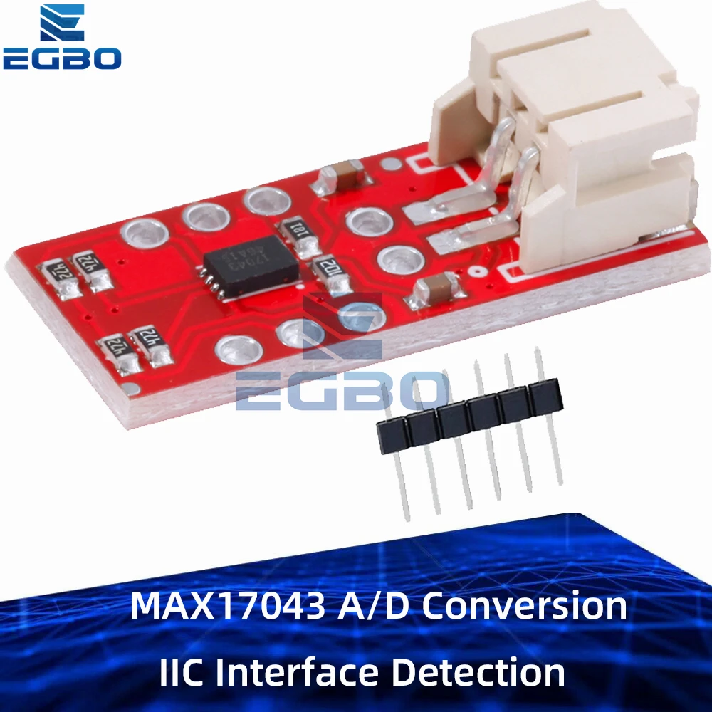 Lithium Battery Power Detection Alarm Module A/D Conversion IIC Interface Detection MAX17043 for arduino