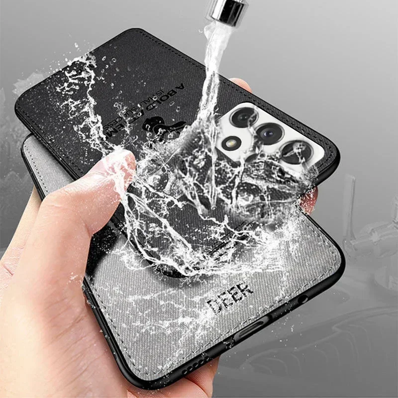 Жесткий чехол с рисунком оленя для Samsung Galaxy S24 S23 S22 Ultra Plus A54 A55 A35 A25 A15, чехол для телефона Samsung Galaxy S23FE