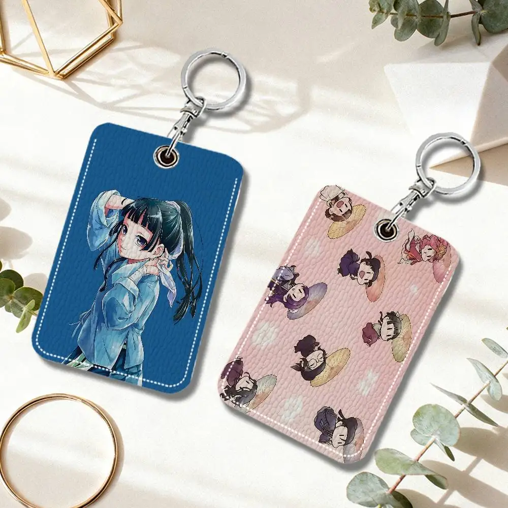 

Популярный брелок-держатель для карт по мотивам аниме «Дневники аптекаря», держатель для кредитных карт, студенческих удостоверений, чехол для проездных билетов