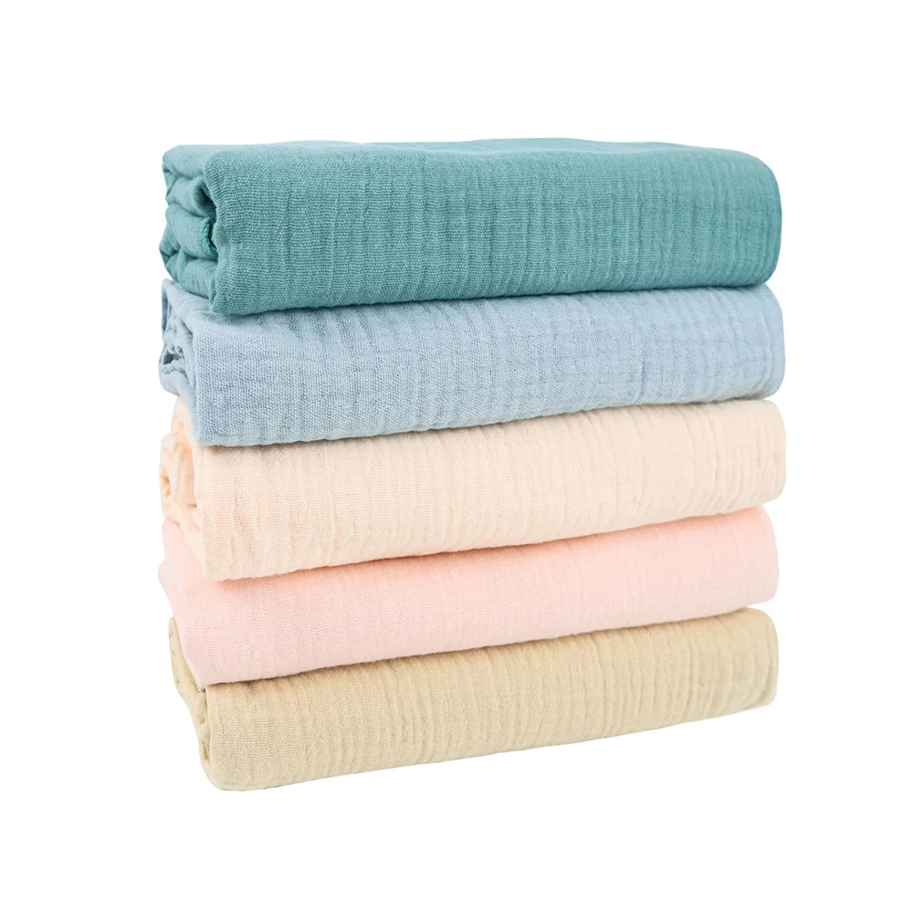 Newborn Baby Bath Towel Pure Cotton Gauze Swaddle Wrap Blanket Soft Children's Blanket Absorbent Newborn Baby Swaddle Blanket