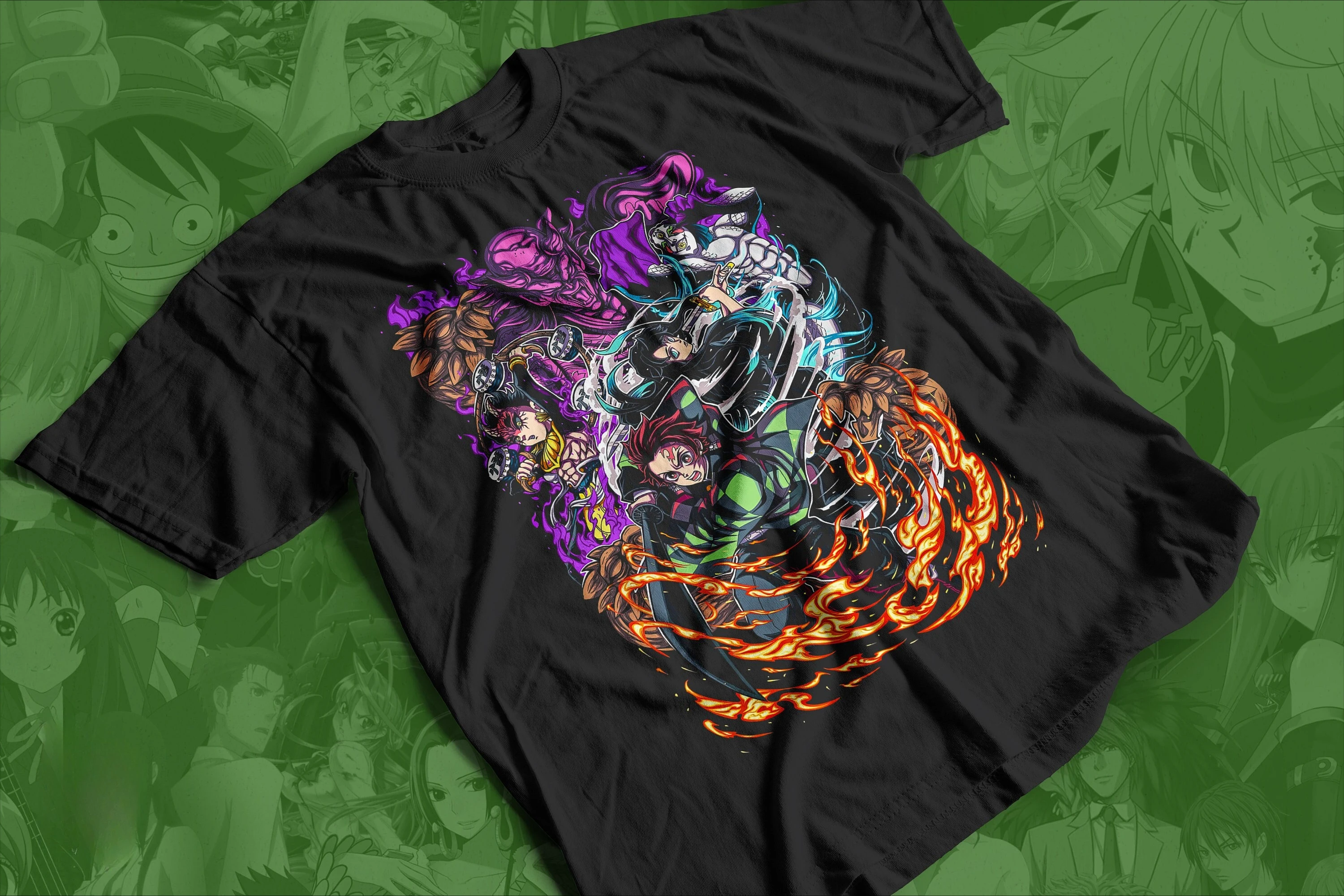 

Demon Destroyer Anime T-shirt Unisex Anime Manga Shirt Anime Shirt Anime Lover Shirt Graphic Anime Tee Manga Japanese Shirts
