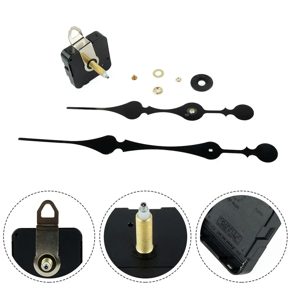 Clock Parts Clock Movements DIY Clock Parts Large Torque Long Axis Long Shaft Metal Clock Movement Mechanism Wall Clock