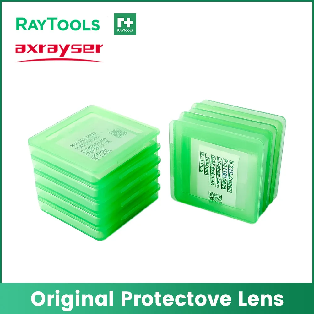 Finestre protettive originali Raytools 27.9x4.1 37x7 Vetro di protezione laser per Raytools BT240S BM109 BS06K Testa di taglio