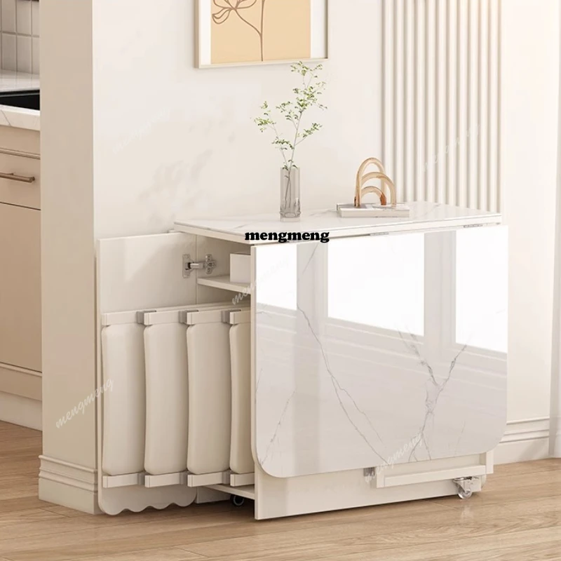 Mini Extenable Dining Table Luxury Folding Design Space Savers Dining Table Games Study Muebles Para El Hogar Furnitures