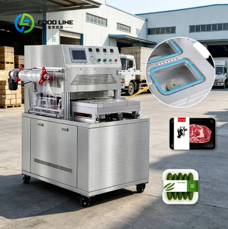 Automatic MAP Food Packaging Machine Modified Atmosphere Sealer for Factory, Retail and Warehouse Operations