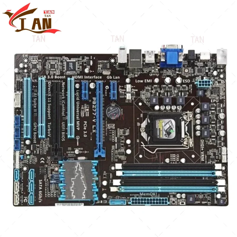 

Для ASUS P8Z77-V LX материнская плата 32 ГБ LGA 1155 DDR3 ATX материнская плата 100% протестирована быстрая доставка TT