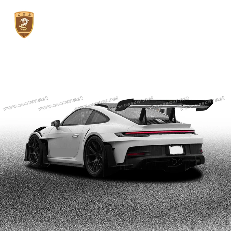 For Porsche 911 Model 992 Racing Spoiler High Tail Wing Carbon Fiber GT3RS Style Car Rear Trunk Roof Wing Automotive Part 19-24