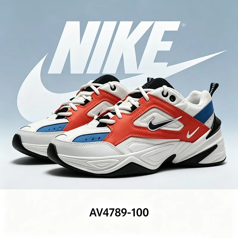 Nike Official Authentic Men's Retro Thick-Tread Elevated Sport Shoes M2K Casual Dad Shoes AV4789-100