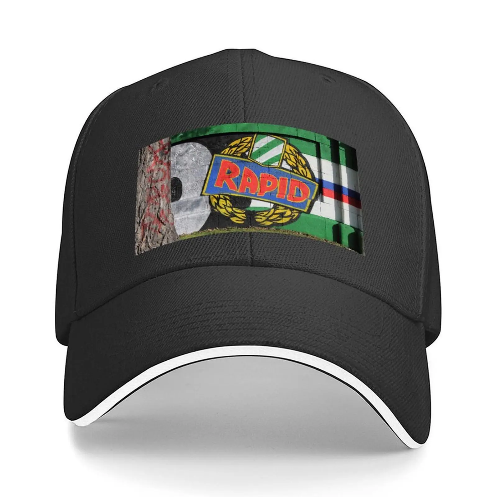 

Graffiti Rapid Wien Baseball Cap Thermal Visor Unique hats Mountaineering Designer Hat Girl'S Hats Men's
