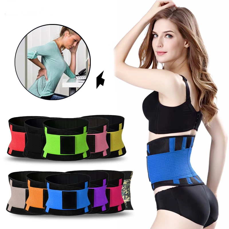 1Pcs Waist Support for Decompression Bandage Belt Adjustable Wrap Thin Belt Relief for Back Pain, Herniated Disc Sciatica