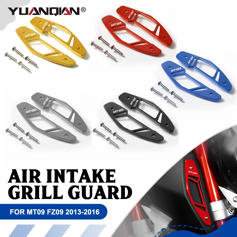 Motorbike Accessories For YAMAHA MT-09 FZ-09 MT09 MT 09 FZ09 2013-2016 CNC Air Intake Grille Guard Protector Cover 2015 2014