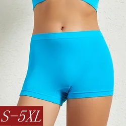 Seamless Panties Women Boyshort Sexy Low Waist Female Underpants Breathable Sports Panty Comfort Lingerie S-5XL Intimates