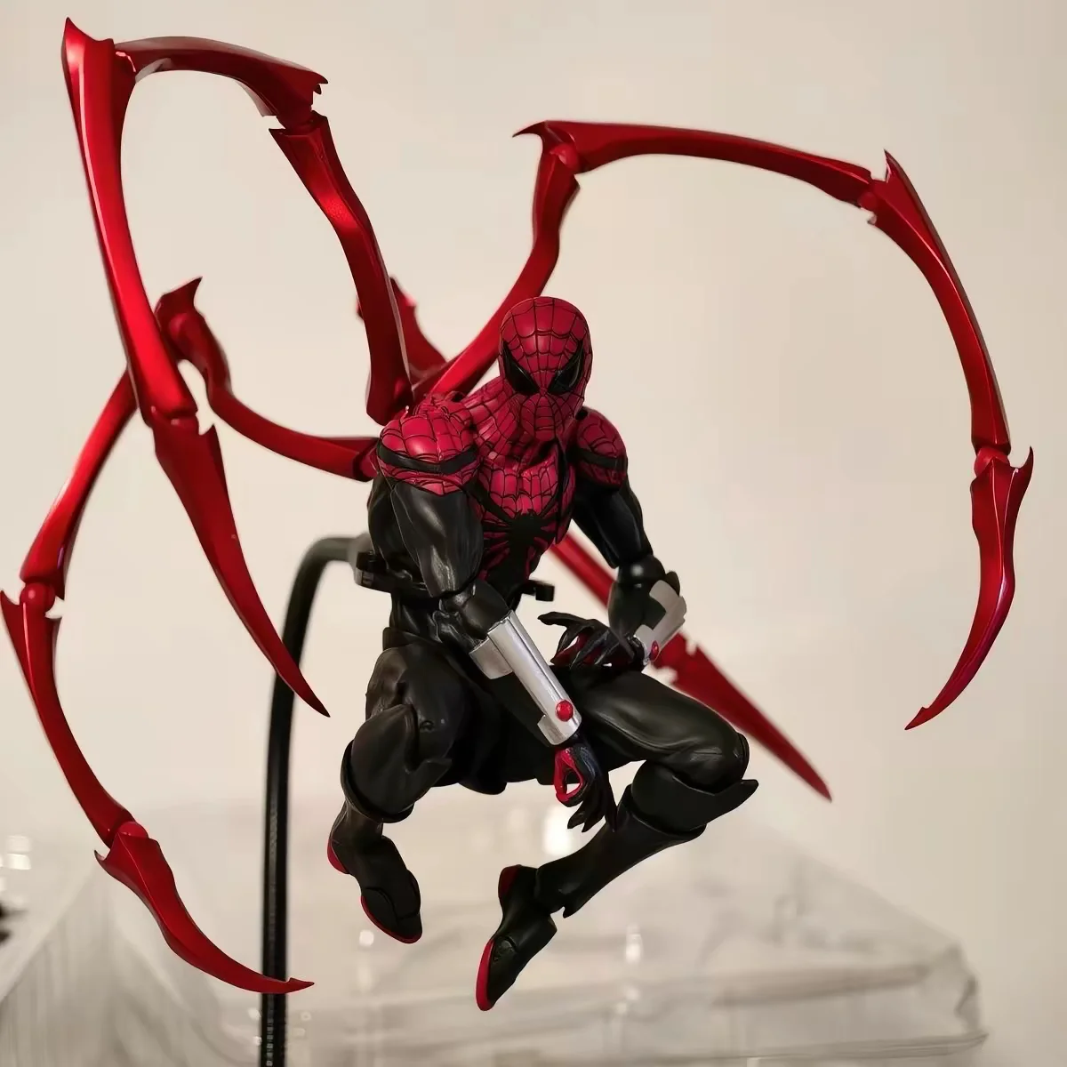 

Hua Y Toys In Stock Superior Spider Man Joint Movable Collectible Action Figure Model Desktop Decoration For Adult Fans