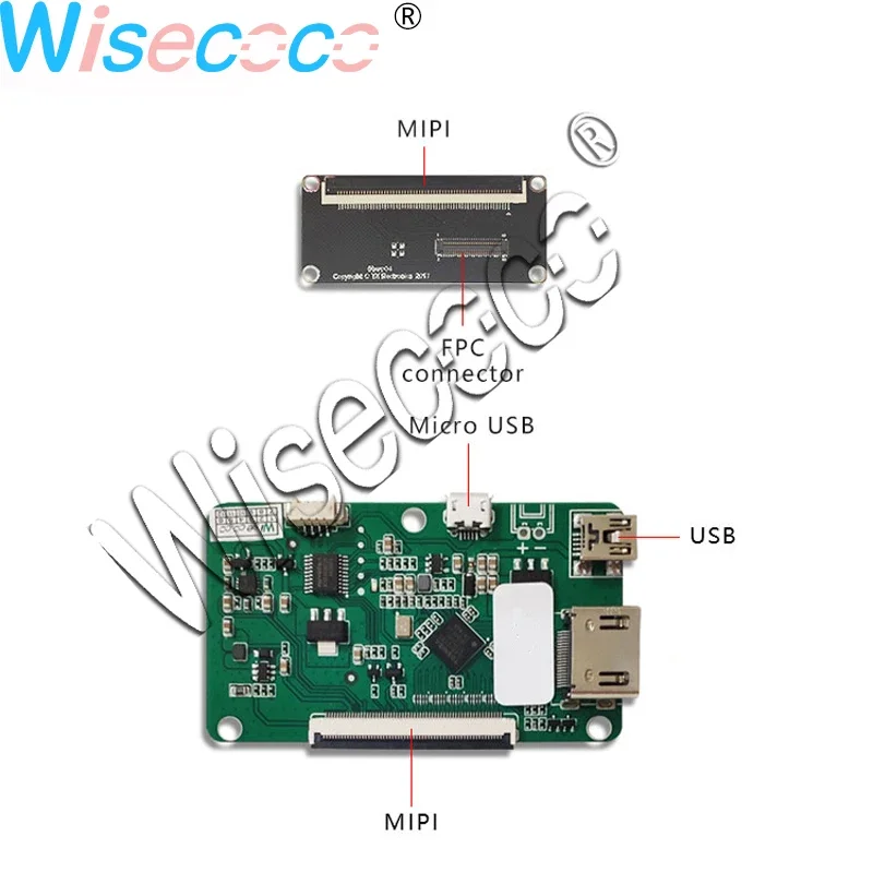 5,5 Zoll 2K IPS LCD-Bildschirm 1440 * 2560 Farbdisplay LS055R1SX04 MIPI Controller Treiberplatine für Wanhao D7 3D-Drucker