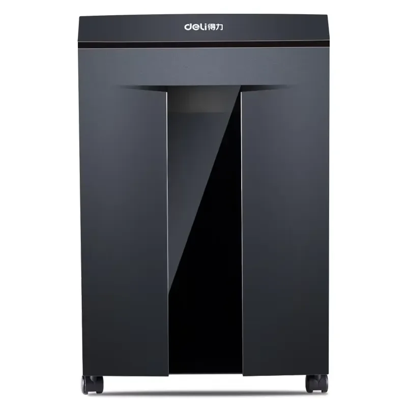 Deli 9959 Office Paper Shredder 30L High Capacity Mini Size 6 Sheet Cross Cut German Security Level for Home Business Card CD