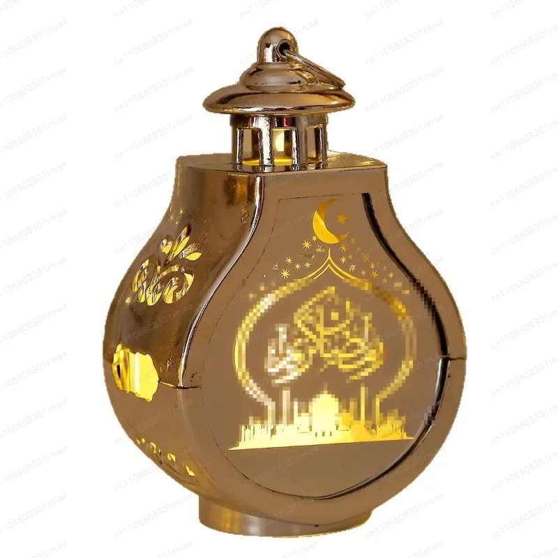 Castle-style semi-handmade electronic candlestick Middle Eastern holiday lantern Arabian style lamp creative lighting