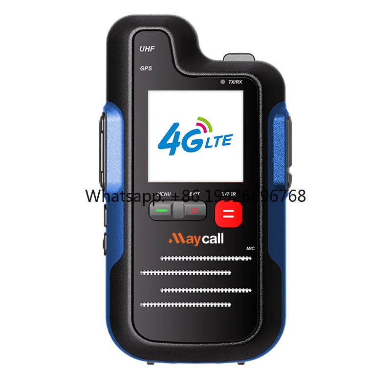 MC-230 4G POC Walkie Talkie Global Dual-Purpose Outdoor Use IP45/IPx4 Water Resistant Sport Travel Camping Hiking Clear