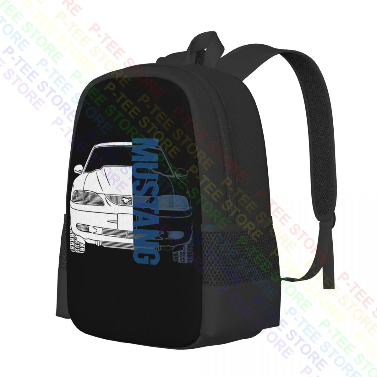Sn95 (94-95) Mustang P-1628Backpack Large Capacity Print Outdoor Running
