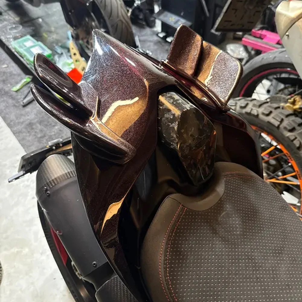 V4 Winglets Rear Fairing Side Panel Tail Cover Fixed Wing For Ducati Panigale V2 Streetfighter V4S 2018-2023 2024 V4R Parts Moto